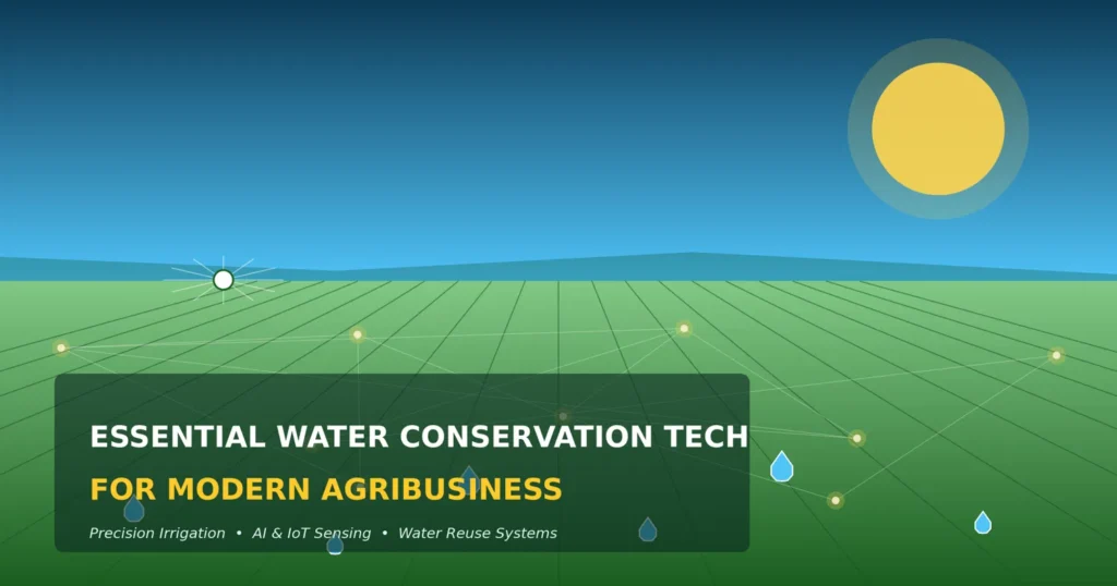 Essential Water Conservation Tech for Modern Agribusiness