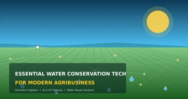 Essential Water Conservation Tech for Modern Agribusiness