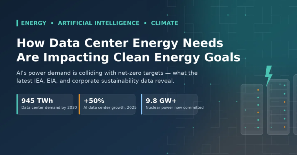 How Data Center Energy Needs Are Impacting Clean Energy Goals