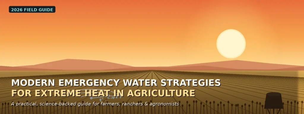 MODERN EMERGENCY WATER STRATEGIES FOR EXTREME HEAT IN AGRICULTURE