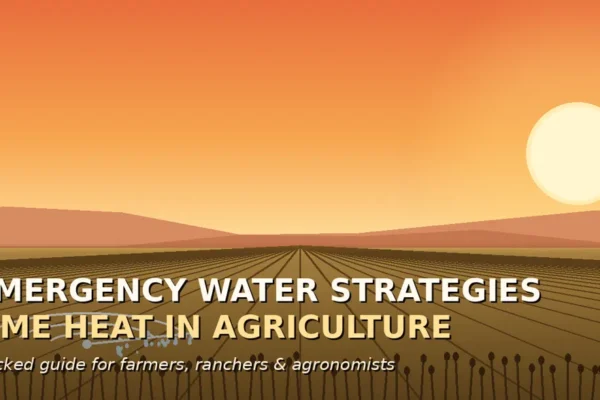 MODERN EMERGENCY WATER STRATEGIES FOR EXTREME HEAT IN AGRICULTURE
