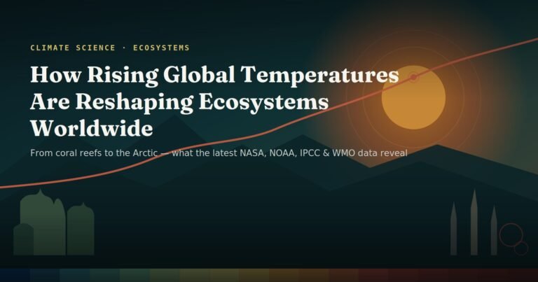 How Rising Global Temperatures Are Reshaping Ecosystems Worldwide